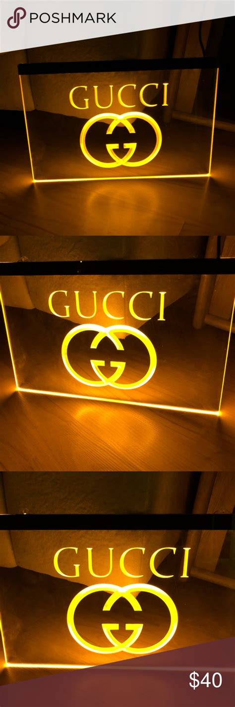 acrylic led lights gucci